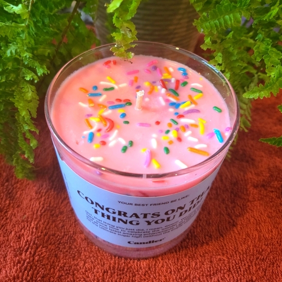 ❤️BUY 5 GET 3 FREE "Congrats On That Thing You Did" Candle - Picture 2 of 3